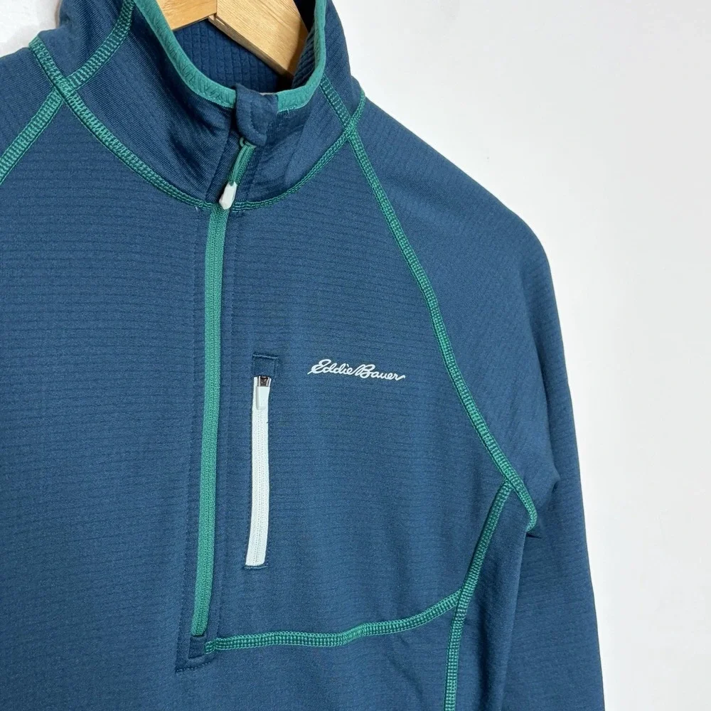 Eddie Bauer First Ascent Free Heat Fleece 1/4 Zip Pullover Jacket Womens XS